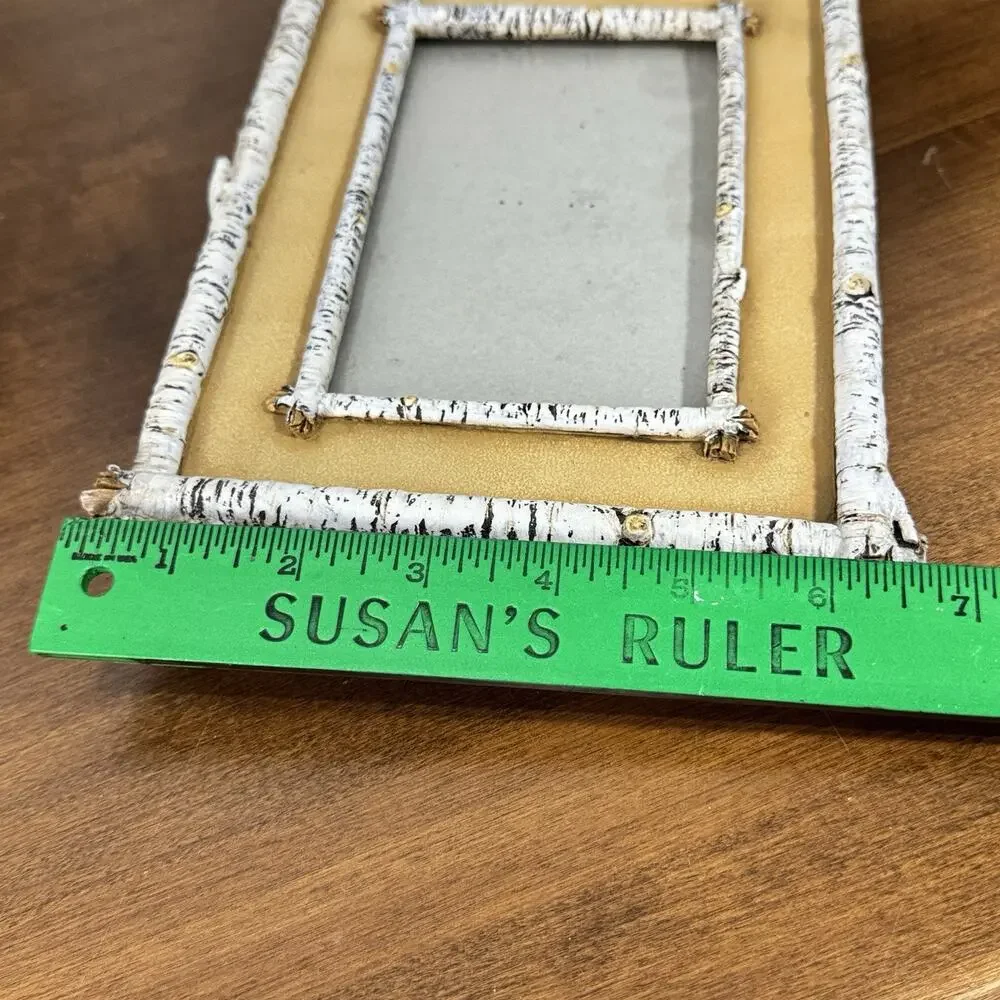 Birch Wood 5x7 Picture Frame Faux-Wood Rustic Photo
